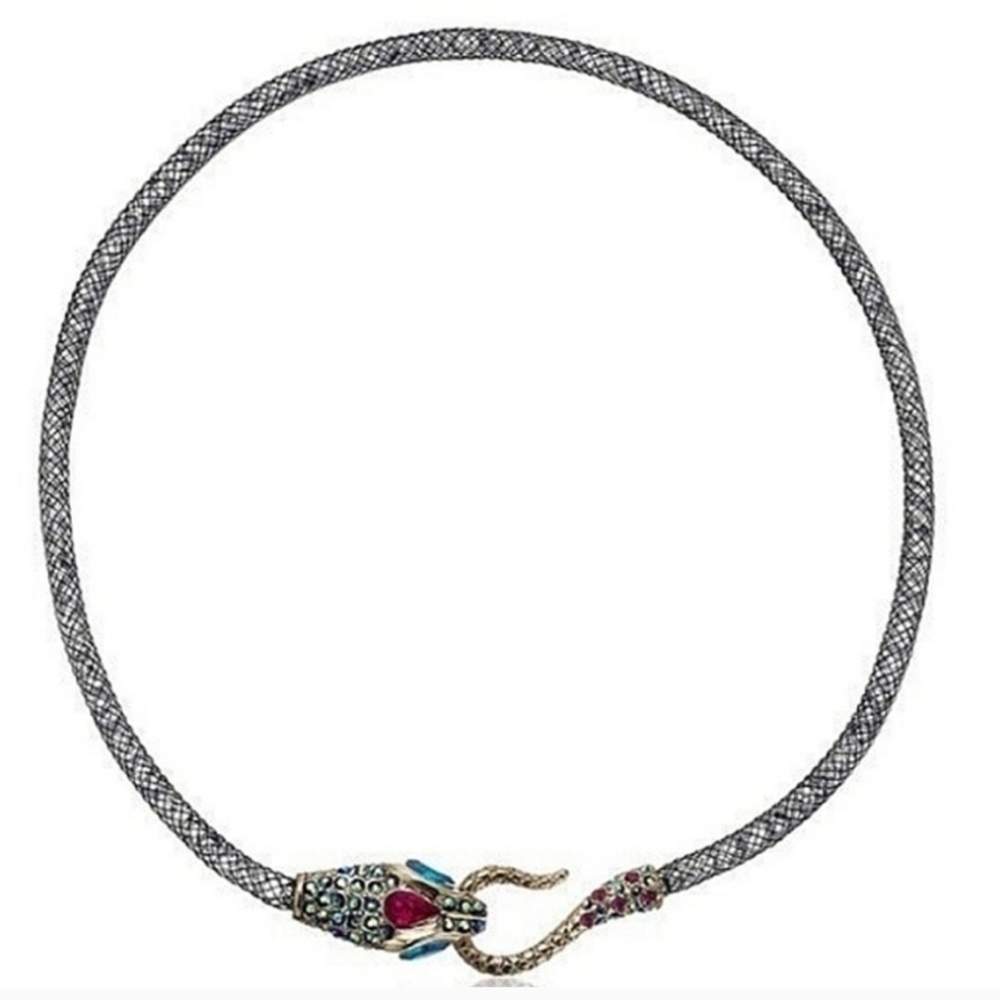 πβͺοΈBETSEY JOHNSONβͺοΈ Dark Shadows Collection Serpent Snake Choker Necklace